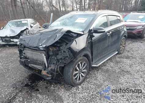 2017 Kia Sportage Ex из США, поврежденный, VIN KNDPNCAC8H7261499